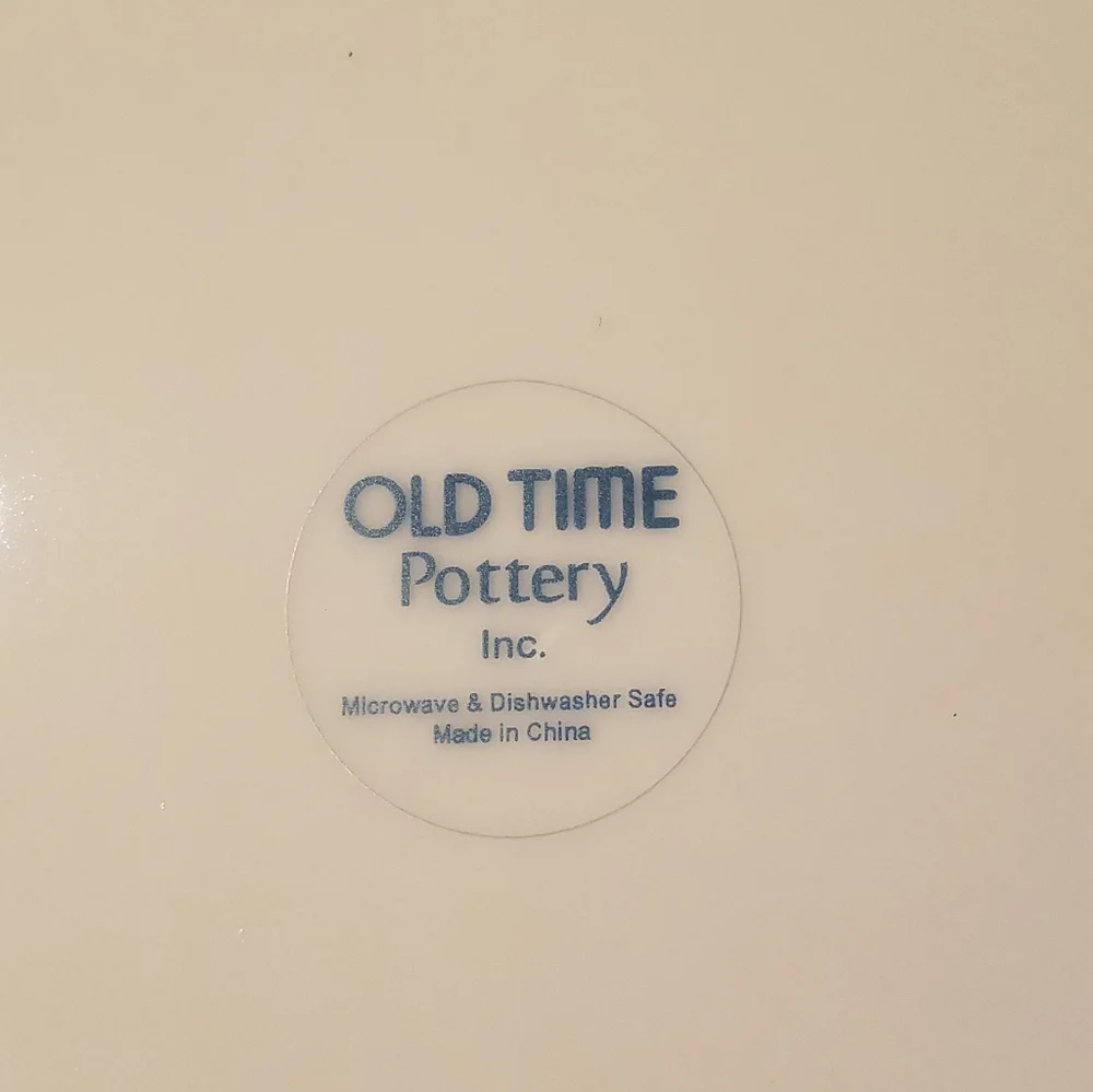 Old Time Pottery Christmas Sharing Plate